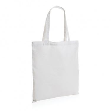 Logo trade promotional giveaways image of: Impact AWARE™ Recycled cotton tote 145g