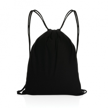 Logotrade advertising product picture of: Impact AWARE™ recycled cotton drawstring backpack 145g