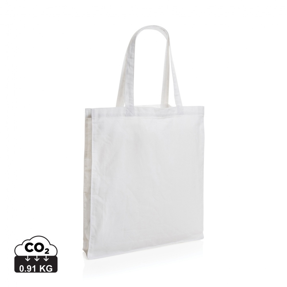 Logotrade advertising product image of: Impact AWARE™ Recycled cotton tote w/bottom 145g