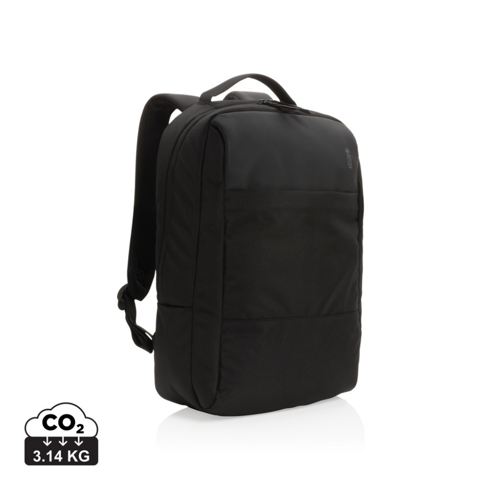 Logo trade corporate gift photo of: Swiss Peak AWARE™ RPET 15.6 inch day pack