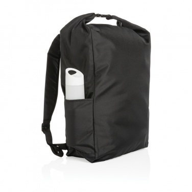 Logotrade promotional gift image of: Impact AWARE™ RPET lightweight rolltop backpack