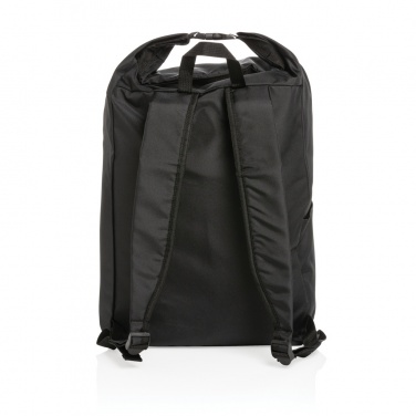 Logotrade promotional item picture of: Impact AWARE™ RPET lightweight rolltop backpack