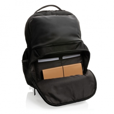 Logo trade promotional products picture of: Swiss Peak AWARE™ RPET 15.6 inch commuter backpack