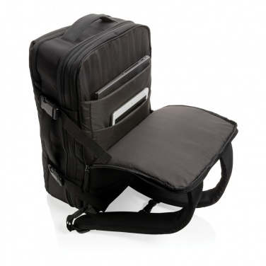 Logotrade business gift image of: Swiss Peak AWARE™ RPET 15.6' expandable weekend backpack
