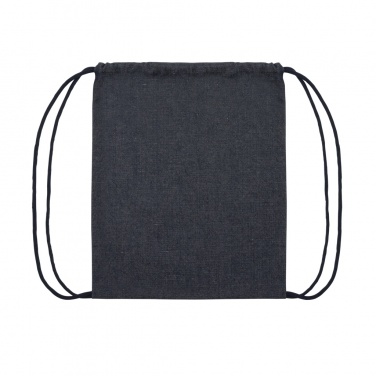 Logo trade promotional items picture of: Impact AWARE™ recycled denim drawstring backpack