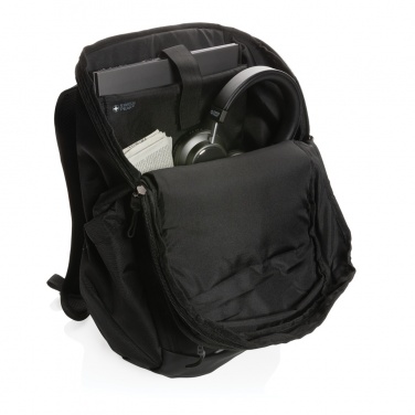 Logotrade promotional item picture of: Swiss Peak AWARE™ RPET 15.6 inch business backpack