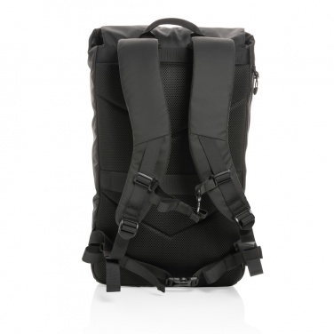 Logo trade promotional gifts picture of: Impact AWARE™ RPET water resistant 15.6" laptop backpack