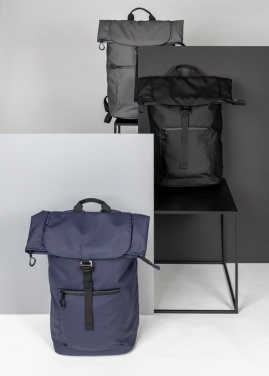 Logotrade advertising products photo of: Impact AWARE™ RPET water resistant 15.6" laptop backpack