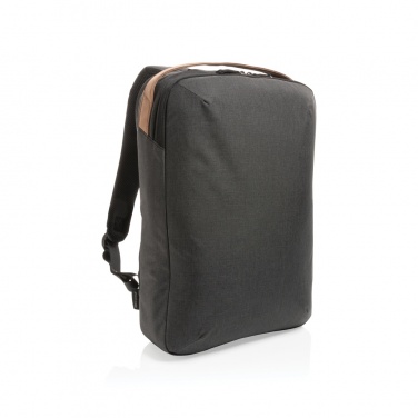 Logo trade promotional merchandise image of: Impact AWARE™ 300D two tone deluxe 15.6" laptop backpack