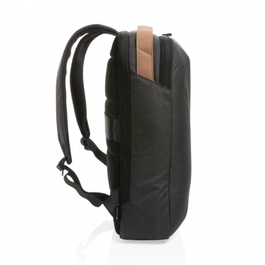 Logo trade corporate gifts image of: Impact AWARE™ 300D two tone deluxe 15.6" laptop backpack
