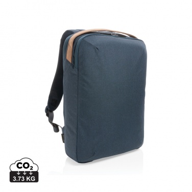 Logo trade promotional gifts image of: Impact AWARE™ 300D two tone deluxe 15.6" laptop backpack