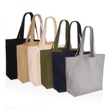 Logotrade promotional giveaway image of: Impact Aware™ 240 gsm rcanvas shopper w/pocket undyed