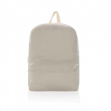 Logo trade promotional giveaways picture of: Impact Aware™ 285 gsm rcanvas backpack undyed