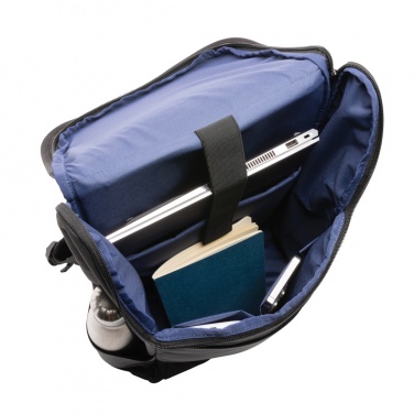 Logo trade promotional product photo of: Swiss Peak Fern AWARE™ RPET all over zipper 15.6" backpack