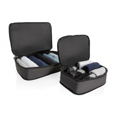 Logotrade promotional item image of: Swiss Peak Ridge AWARE™ RPET compression travel cubes 2pc