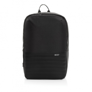 Logotrade promotional giveaway image of: Swiss Peak AWARE™ RFID anti-theft 15.6'' laptop backpack