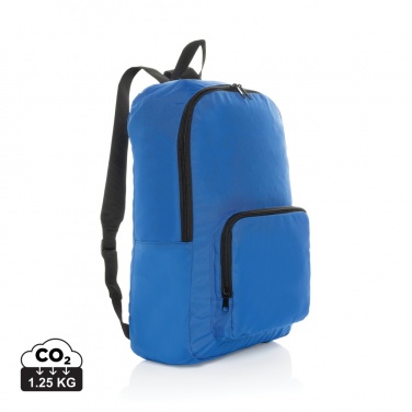 Logotrade promotional product picture of: Dillon AWARE™ RPET foldable classic backpack