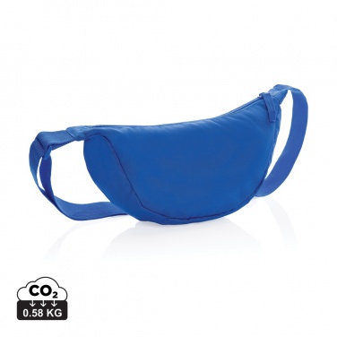 Logo trade advertising product photo of: Crescent AWARE™ RPET half moon sling bag