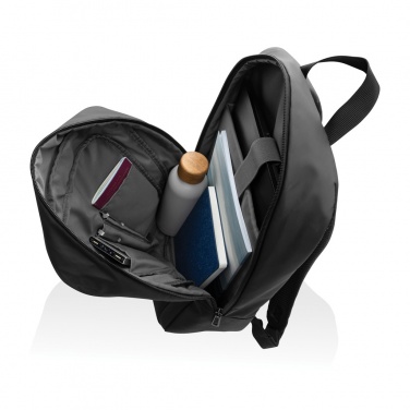 Logo trade promotional merchandise image of: Armond AWARE™ RPET 15.6 inch standard laptop backpack