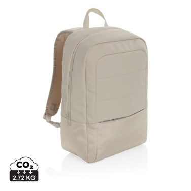 Logo trade promotional item photo of: Armond AWARE™ RPET 15.6 inch standard laptop backpack