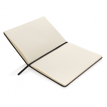 Logo trade promotional items image of: Deluxe A5 Notebook with phone pocket