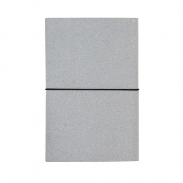 Logo trade promotional gifts image of: A5 recycled leather notebook