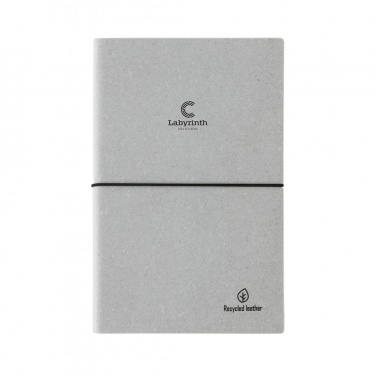 Logotrade business gift image of: A5 recycled leather notebook
