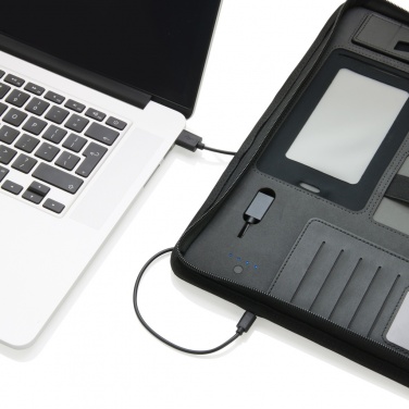 Logotrade promotional merchandise image of: Tech portfolio with powerbank