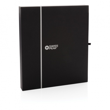 Logo trade promotional items picture of: Swiss Peak deluxe A5 notebook and pen set