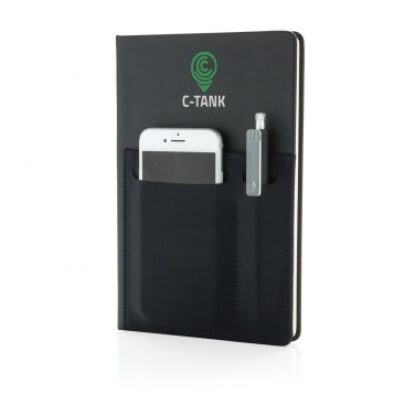 Logotrade promotional merchandise photo of: A5 Deluxe notebook with smart pockets