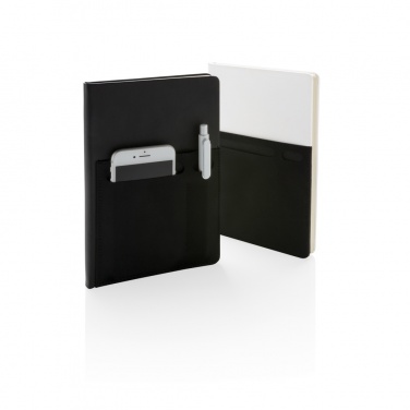 Logotrade advertising product image of: A5 Deluxe notebook with smart pockets