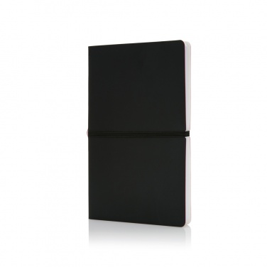 Logo trade promotional merchandise picture of: Deluxe softcover A5 notebook