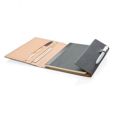 Logo trade promotional gifts picture of: A5 Deluxe design notebook cover