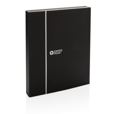 Logo trade promotional giveaways image of: Refillable notebook and pen set