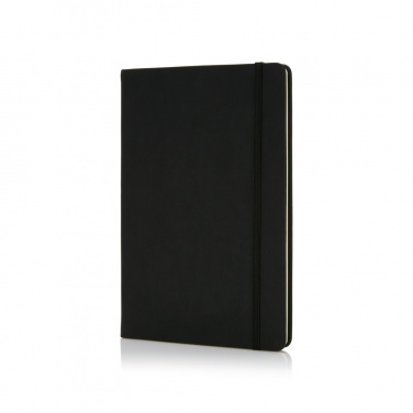 Logo trade promotional merchandise picture of: Deluxe hardcover PU A5 notebook