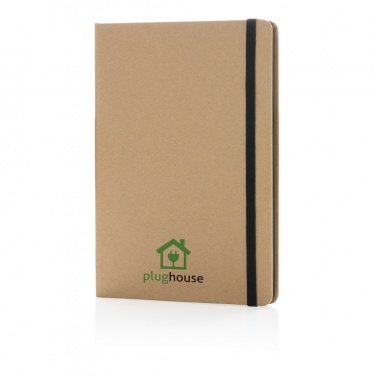 Logo trade promotional products image of: A5 kraft notebook
