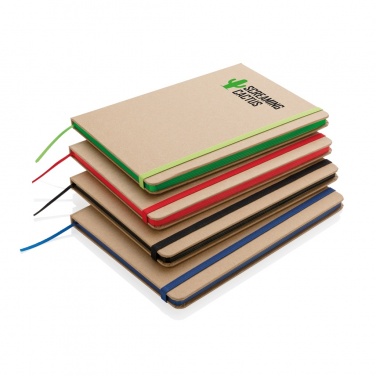 Logo trade promotional giveaways picture of: A5 kraft notebook