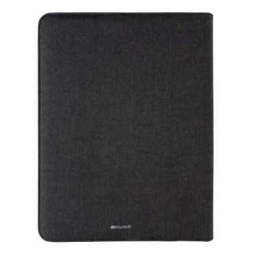 Logotrade advertising products photo of: Air 5W wireless charging portfolio A4 w/ 5000 mAh powerbank
