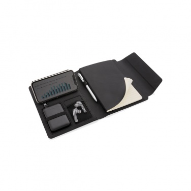Logotrade promotional giveaway picture of: Fiko wireless charging A5 portfolio with powerbank