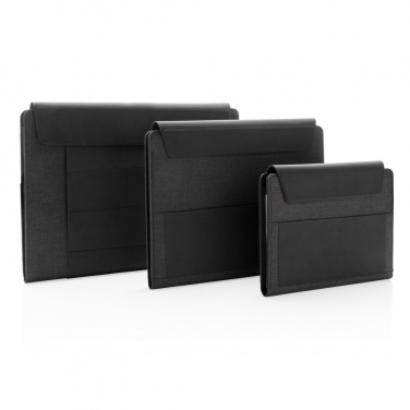 Logotrade promotional product picture of: Fiko wireless charging A5 portfolio with powerbank