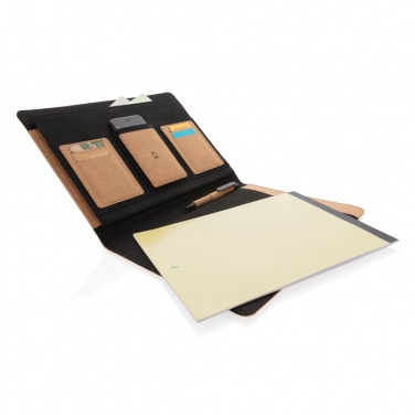 Logotrade corporate gift picture of: Deluxe cork portfolio A4 with pen