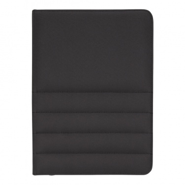 Logo trade promotional items image of: Impact AWARE™ RPET A4 portfolio with zipper