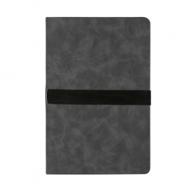 Logo trade corporate gift photo of: Deluxe hardcover PU notebook A5 with phone and pen holder