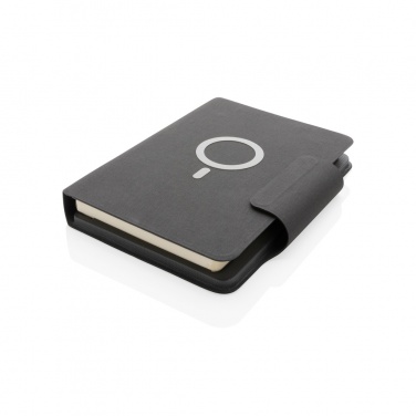 Logotrade corporate gift image of: Artic Magnetic 10W wireless charging A5 notebook