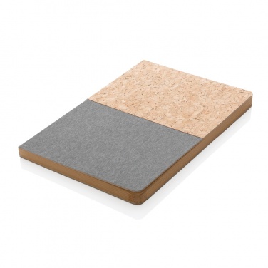 Logotrade promotional merchandise image of: A5 cork & kraft notebook