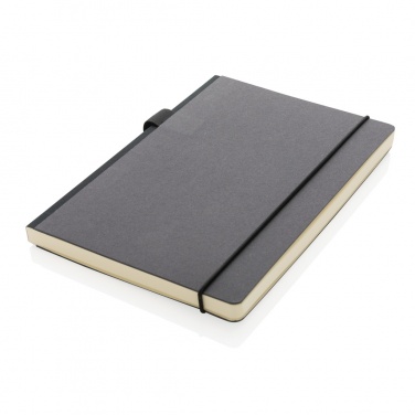 Logo trade promotional merchandise photo of: A5 deluxe kraft hardcover notebook