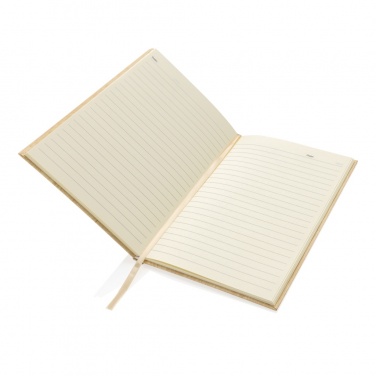 Logotrade promotional merchandise picture of: Kavana wood print A5 notebook