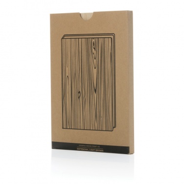 Logo trade promotional products picture of: Kavana wood print A5 notebook