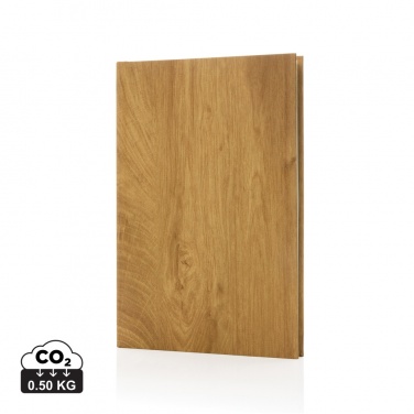Logotrade promotional gift picture of: Kavana wood print A5 notebook