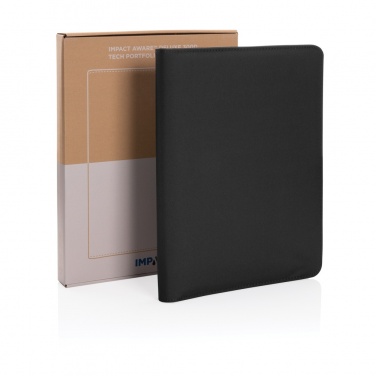 Logo trade promotional items picture of: Impact Aware™ deluxe 300D tech portfolio with zipper